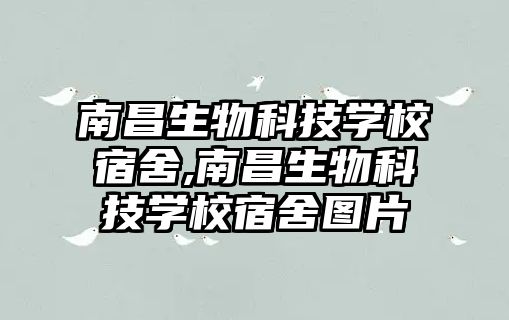 南昌生物科技學校宿舍,南昌生物科技學校宿舍圖片